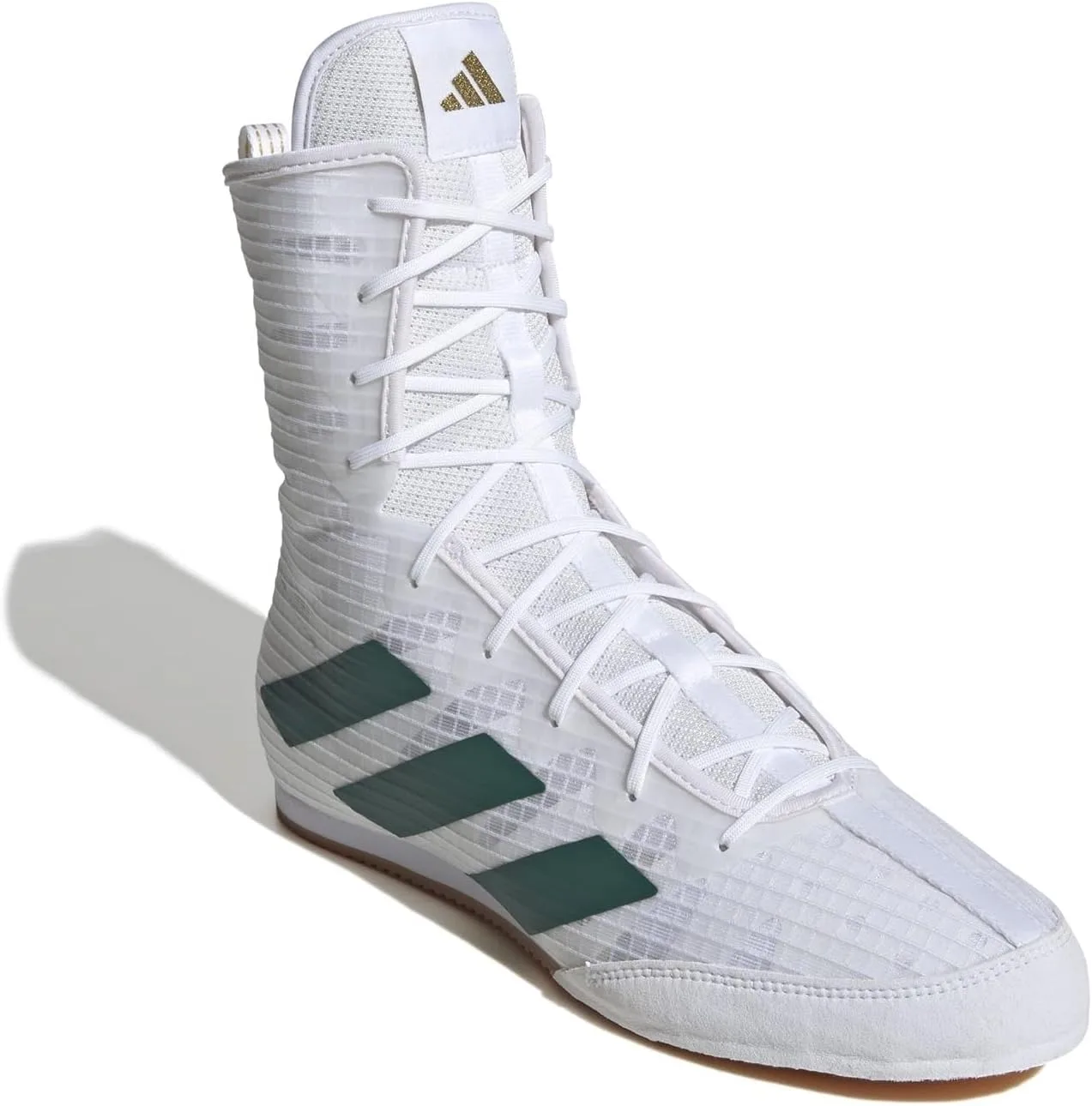 Кроссовки Adidas Box Hog 4 унисекс для взрослых, черный/зеленый — фото 3