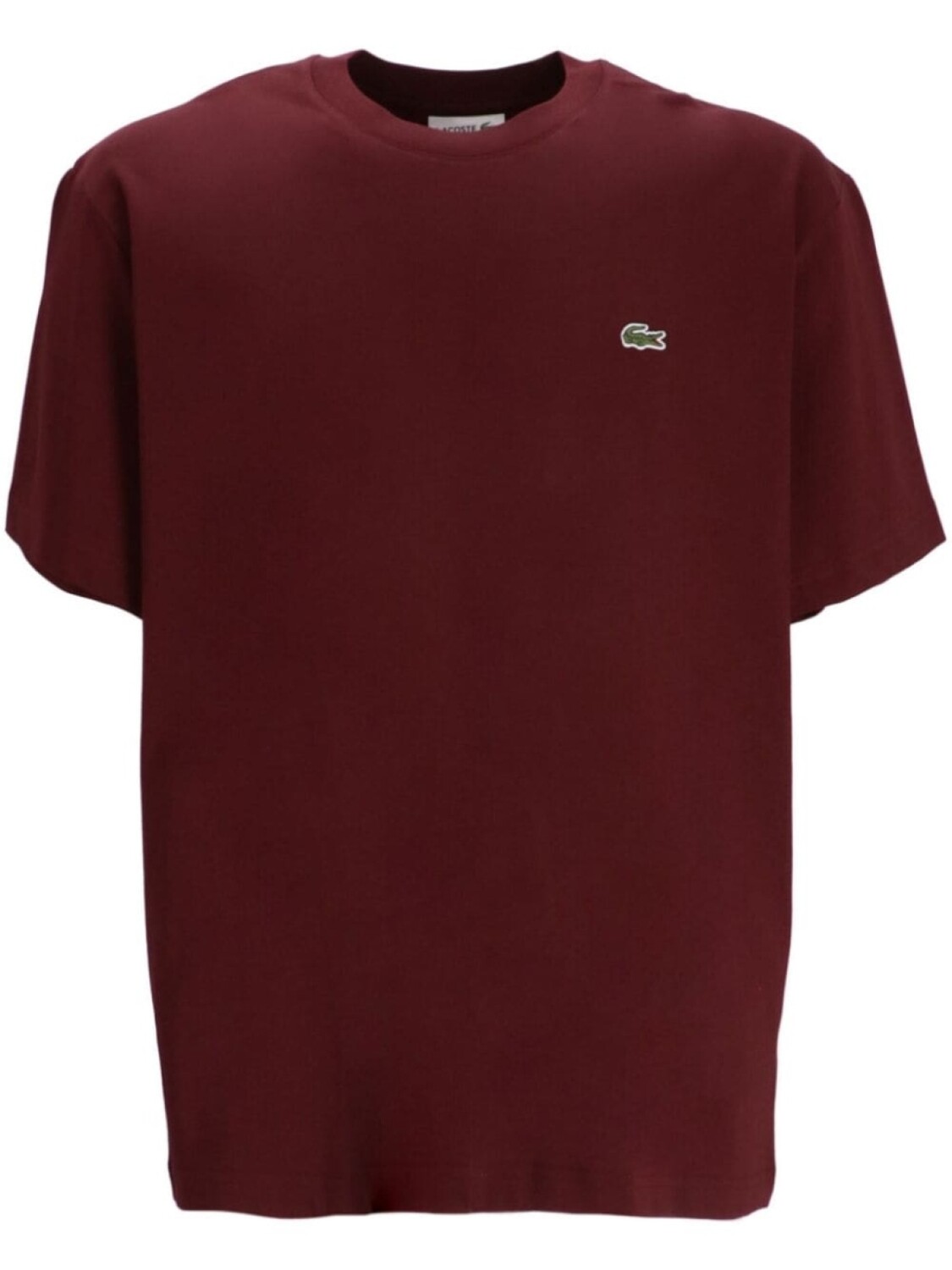 

Lacoste футболка с вышитым логотипом, красный