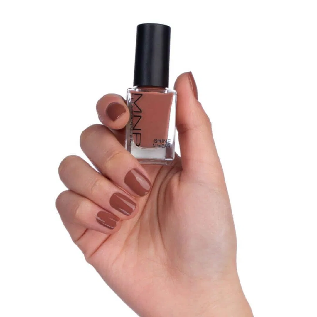 Классический лак для ногтей Mesauda MNP Shine N' Wear 246 Cafè Au Lait, 10 мл Mnp Nail Pro — фото 2
