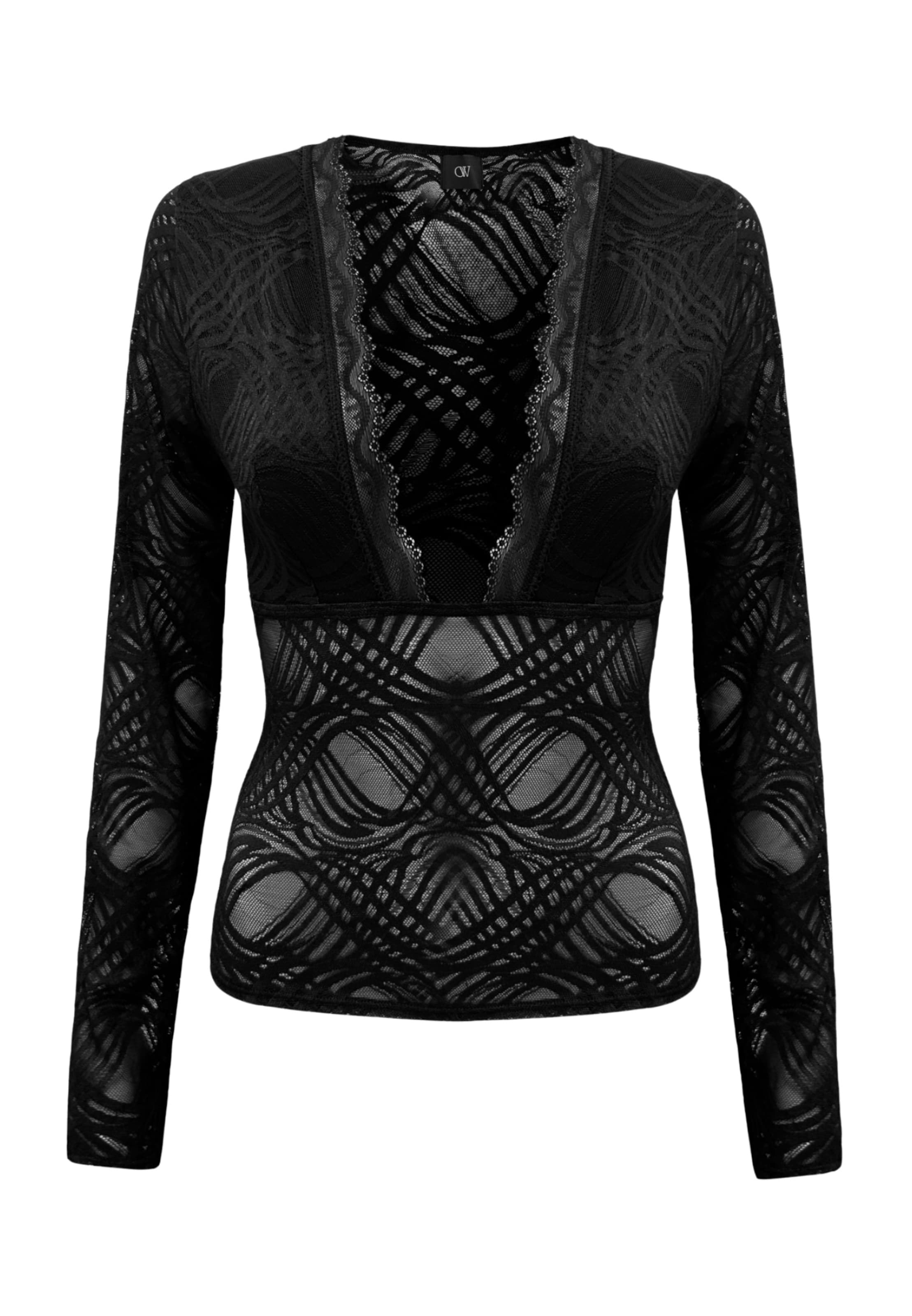 

OW Collection Топ 'Lexi' в черном цвете