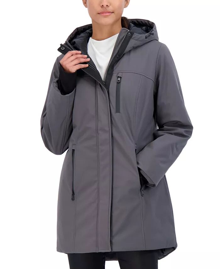 

Женское тяжелое пальто Softshell Sebby Collection, серый