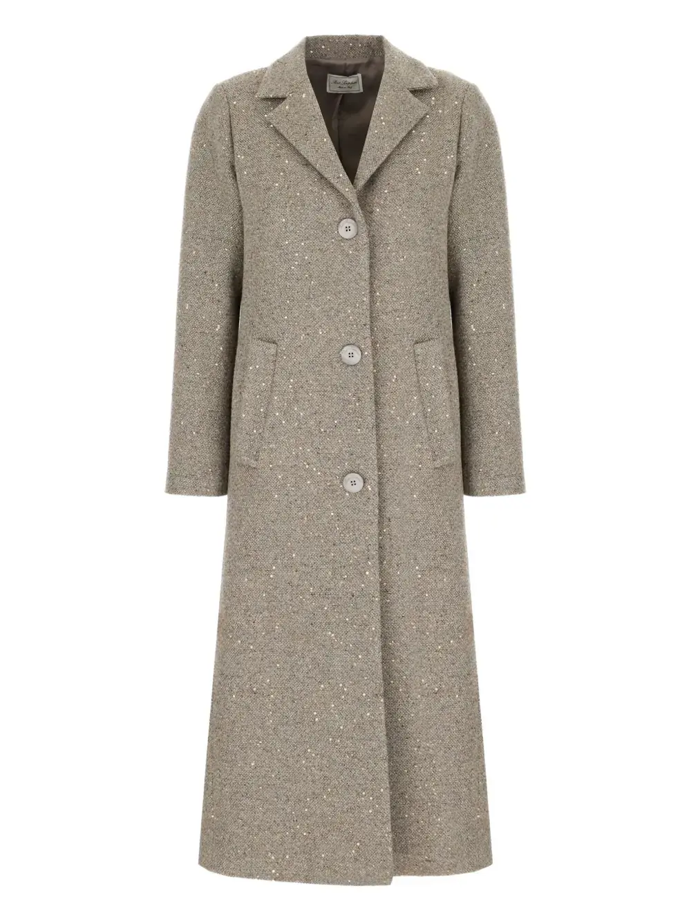 

Однобортное пальто Post Scriptum, серый