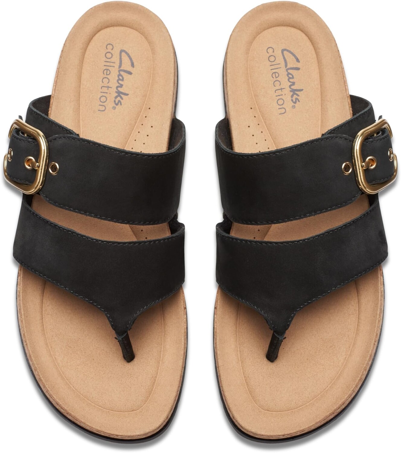 Сандалии Clarks Reileigh Park, цвет Black Nubuck — фото 2