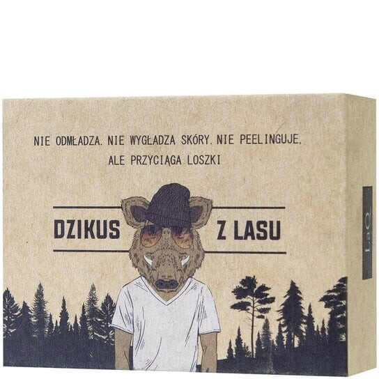 

Кусковое мыло для мужчин Dzikus z Lasu, 85 мл LaQ
