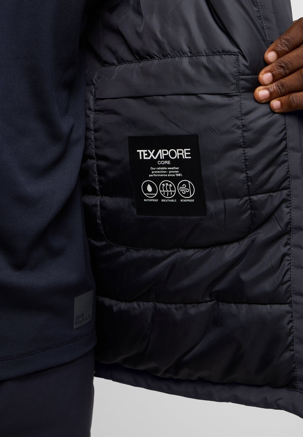 

Зимняя куртка TEMPELTOR Jack Wolfskin, антрацит