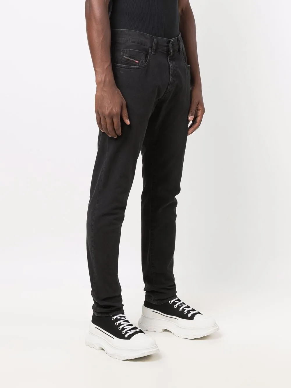 Джинсы D-Strukt JoggJeans Diesel, черный — фото 3