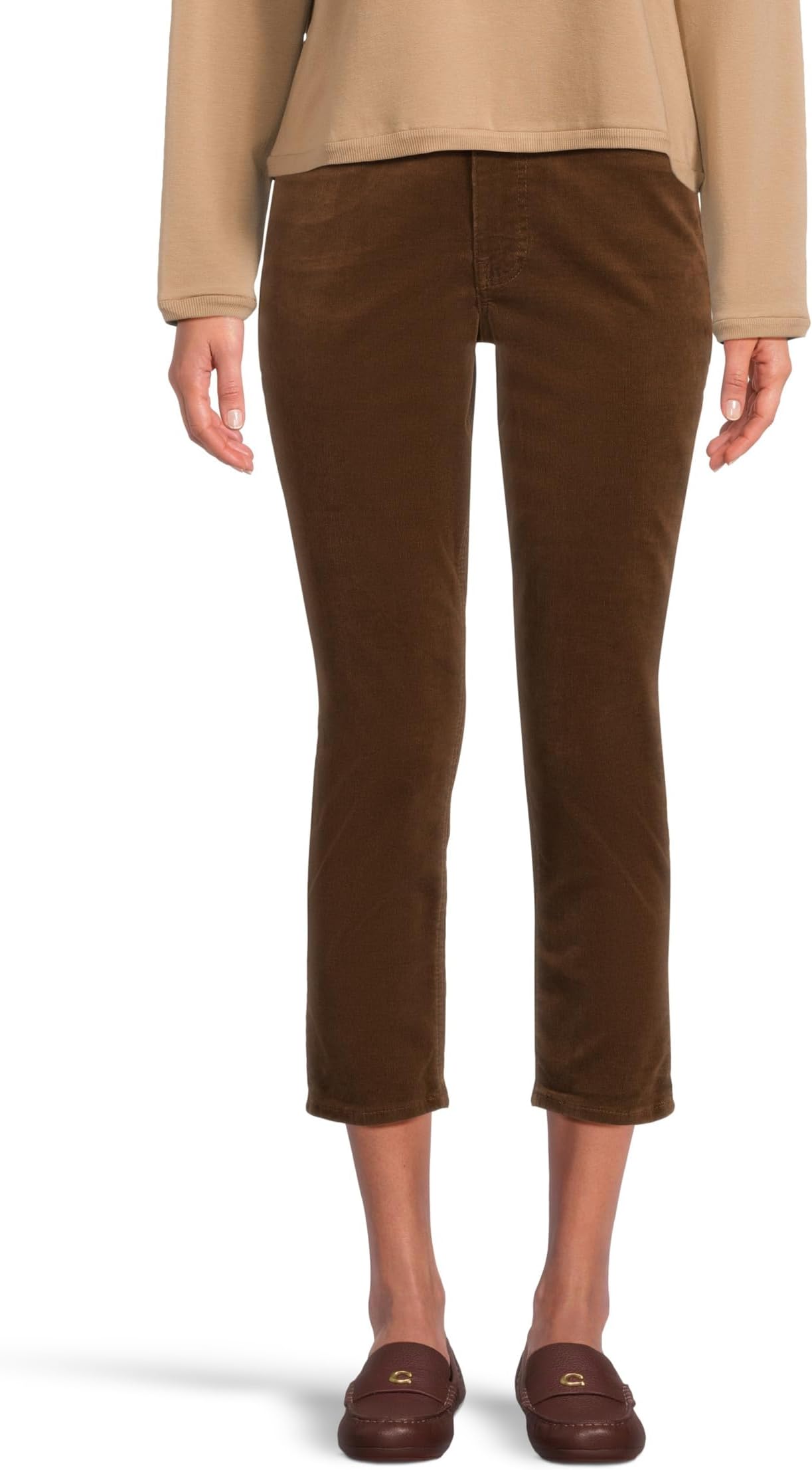 

Джинсы KUT from the Kloth Petite Rachael High Rise Fab Ab Mom Regular Hem-long, цвет Whiskey