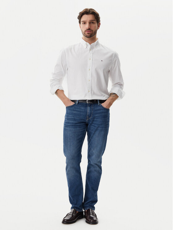 Рубашка обычного кроя Core Flex MW0MW39988 Tommy Hilfiger, белый — фото 2