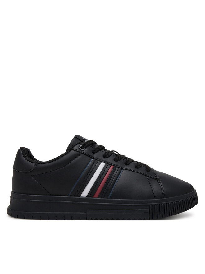 

Кроссовки Modern Cupsole Stripes Lth FM0FM05406 Tommy Hilfiger, черный