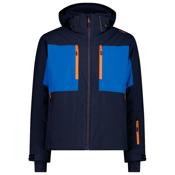 

Функциональная мужская куртка с капюшоном и застежкой-молнией, цвет черный синий - 52 Cmp