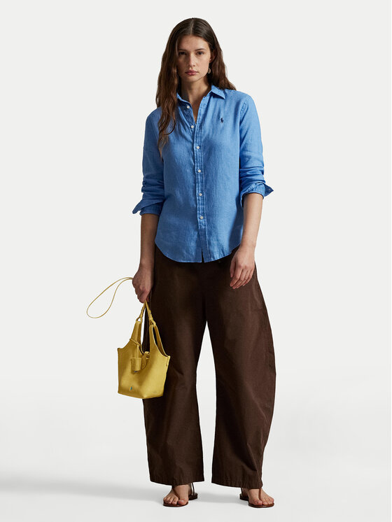 Рубашка regular fit 211970730510 Polo Ralph Lauren, синий — фото 2