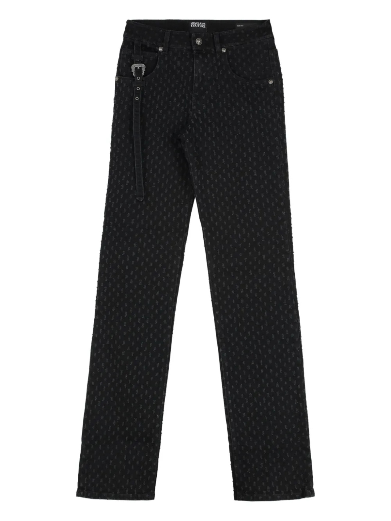 

Брюки с высокой посадкой Versace Jeans Couture, черный