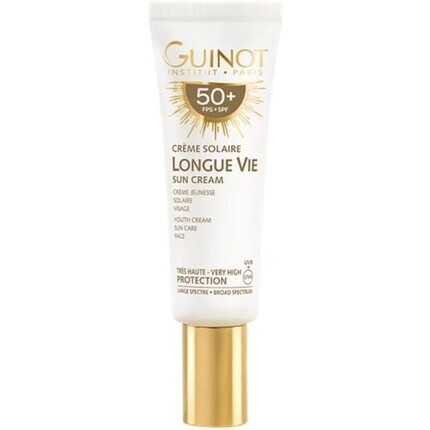 

GUINOT Longue Vie Солнцезащитный крем SPF 50+ 50 мл против старения