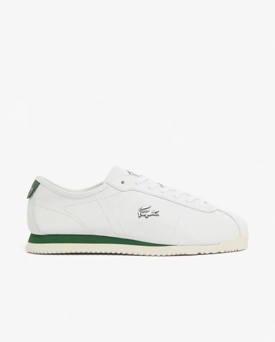 Lacoste Мужские кожаные кроссовки Club-Low белого цвета