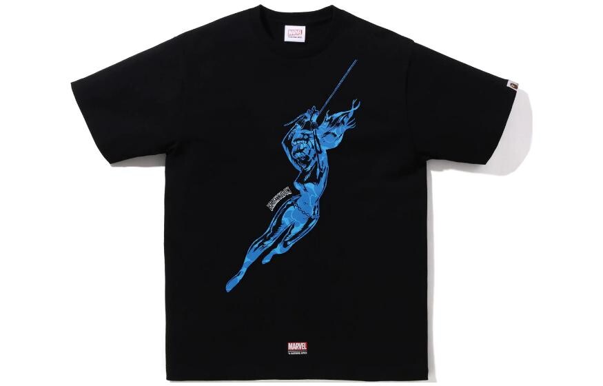

Футболка Marvel X Мужская A Bathing Ape, черный