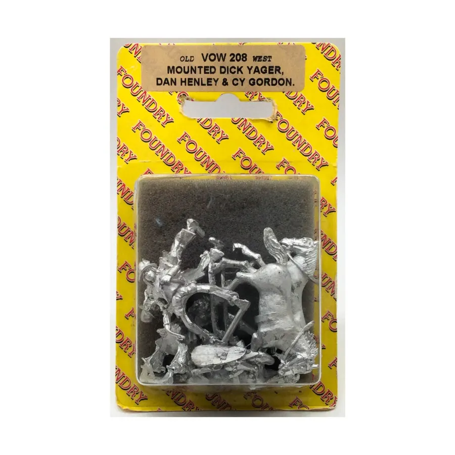 

Дик Ягер, Дэн Хенли и Сай Гордон - верхом, Historical Miniatures - Old West (28mm)
