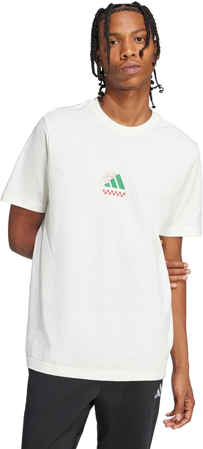 Футболка Lounge Pizza Sportswear для мужчин adidas — фото 3