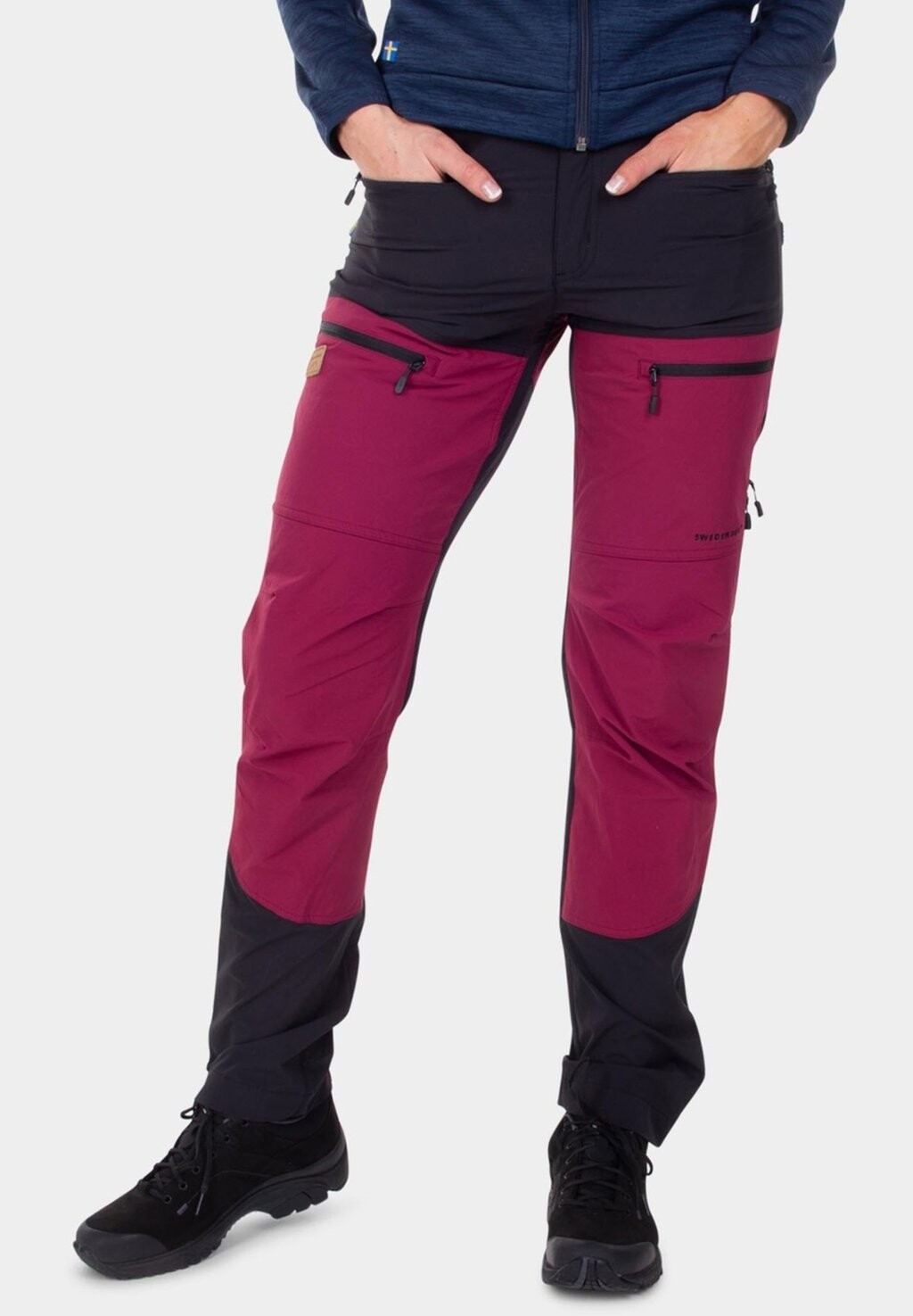 

Брюки для отдыха LOFOTEN STRETCH Swedemount, цвет black burgundy