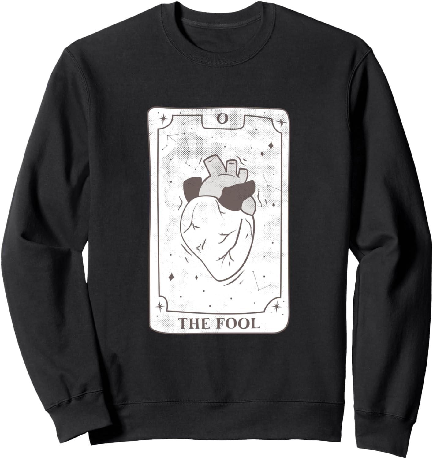 

Карты Таро, Шут, Ведьма, Готика, Эмо, Готический, Каваи, Толстовка Witchy Clothes Tarot Card Goth Witch Emo Graphic, черный