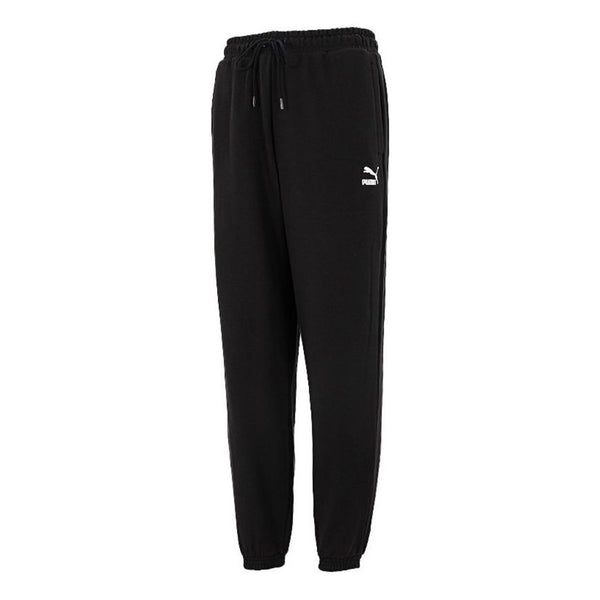 

Брюки classics small logo trousers 'black' Puma, черный