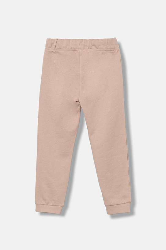Детские хлопковые спортивные штаны United Colors Of Benetton, розовый — фото 2