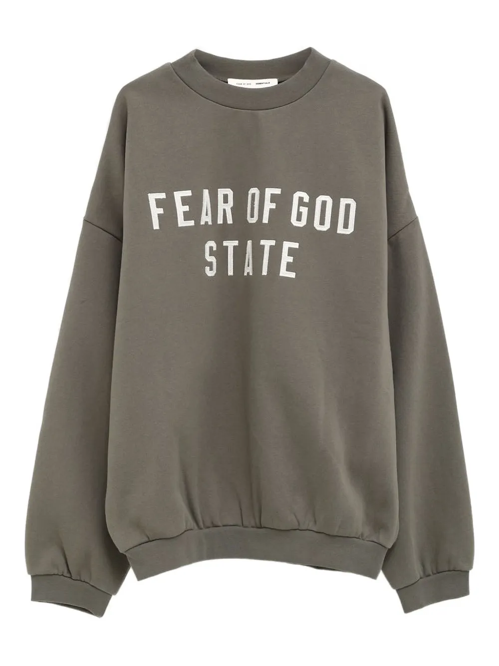 Толстовка с вышитым логотипом Fear Of God Essentials, зеленый