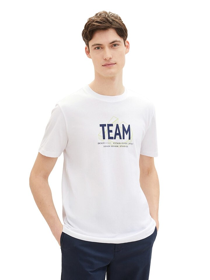 

Футболка TOM TAILOR Denim, белый