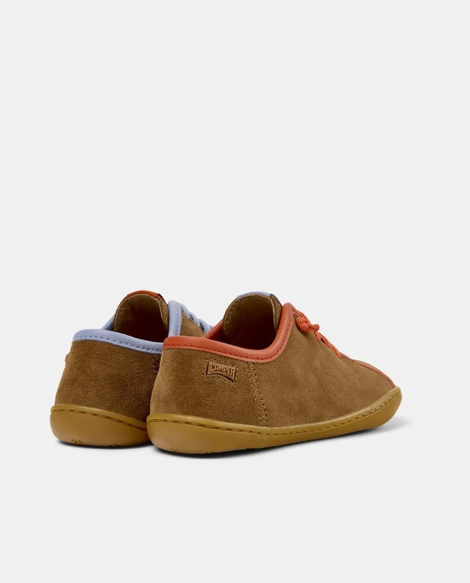 Детские кроссовки Camper Peu Cami Twins, кожаные, коричневые — фото 3