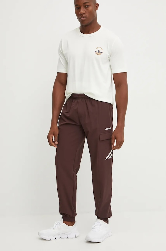 

Брюки карго спортивные Adidas Originals, коричневый