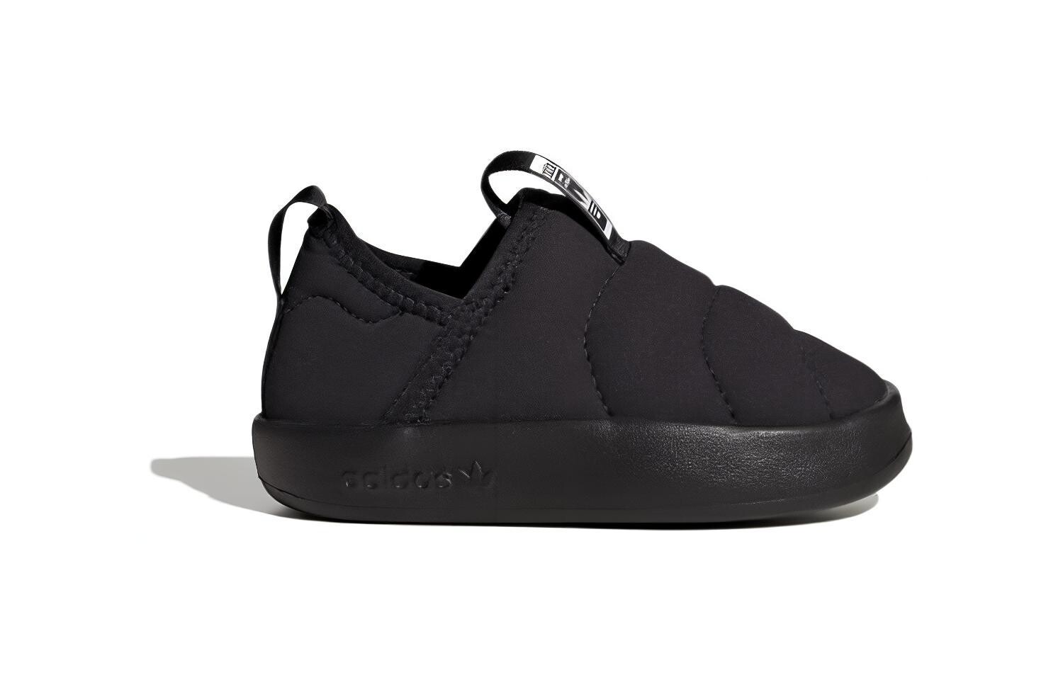Adidas originals Кроссовки Puffylette для малышей TD, Black/White/Beige Leopard — фото 3