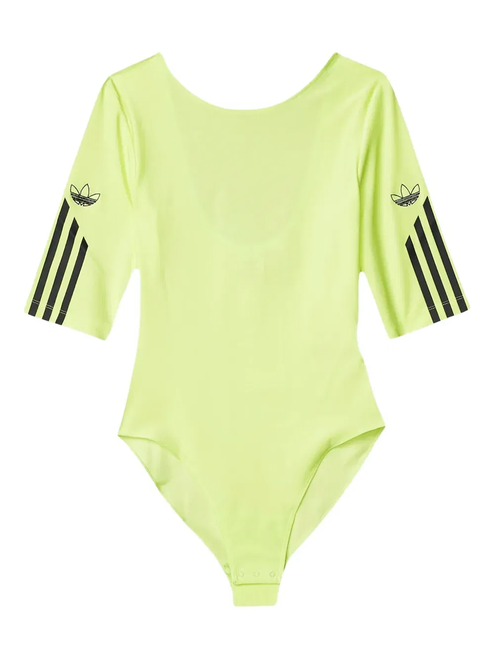 Боди с полосками на рукавах Adidas, желтый