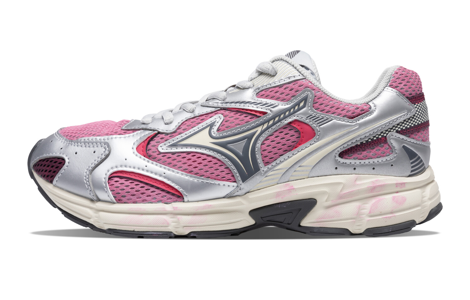 

Кроссовки Speed 2K Lifestyle унисекс с низким верхом серебристо-розового цвета Mizuno, цвет Silver Pink