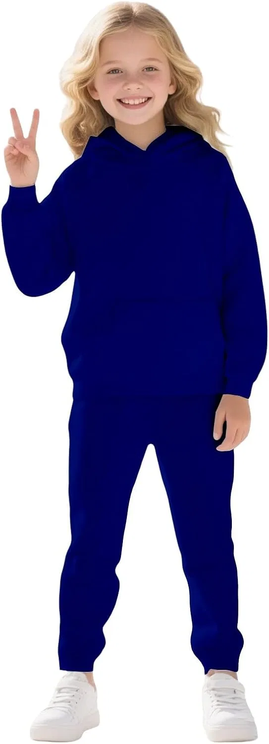 Детский спортивный костюм 2 предмета, худи и штаны, бренд Generic, синий