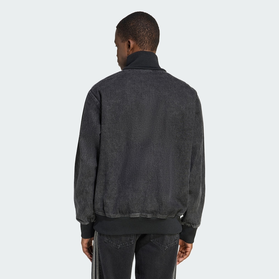 Куртка межсезонная ADIDAS ORIGINALS Adicolor Firebird, Black Denim — фото 3