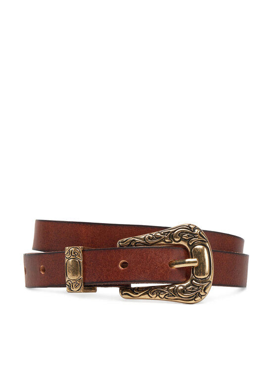 

Женский ремень Onlty Slim Leather Wester Jeans Belt Acc 15338269 Only, коричневый