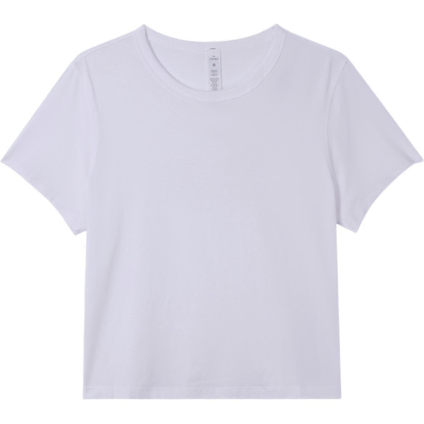 

Футболка Women's Crew Neck Moderate Straight Fit Lululemon, светло-синий/pslb