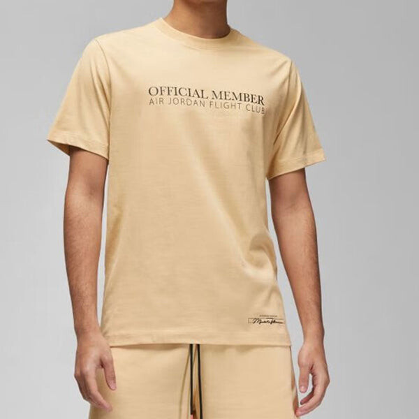 Футболка Air Jordan Flight Mvp Logo T-Shirt 'Tan', коричневый — фото 3