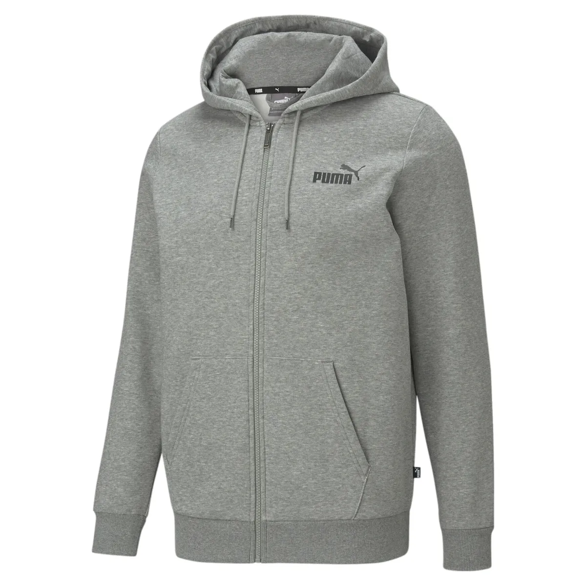 

Толстовка PUMA "Essentials Logo Hooded Jacket Men", серый