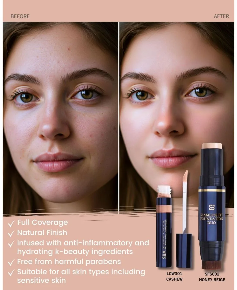 SIIA Cosmetics Набор из 5 предметов "Идеальная база" — фото 2