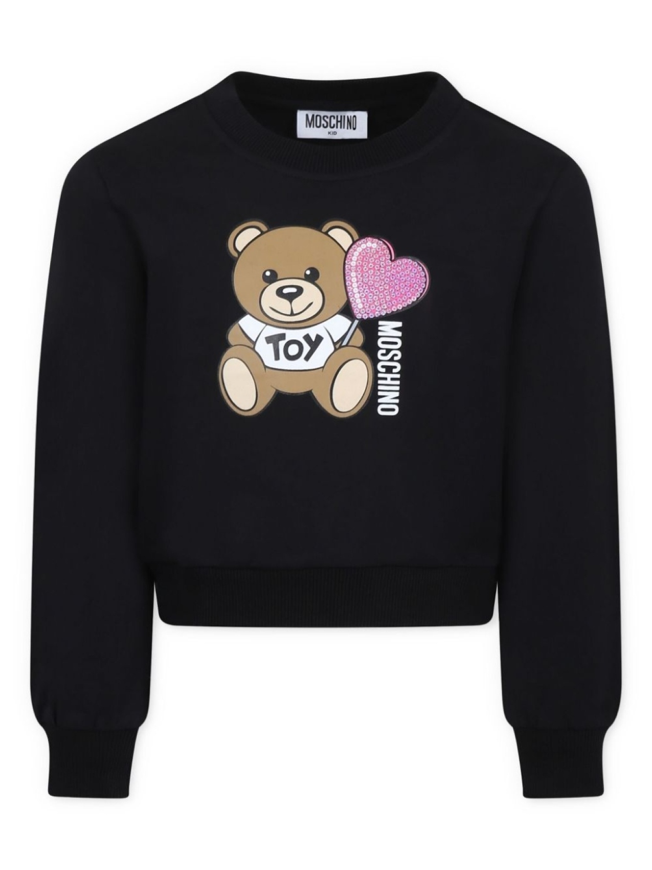 

Moschino Kids толстовка Teddy Bear, черный