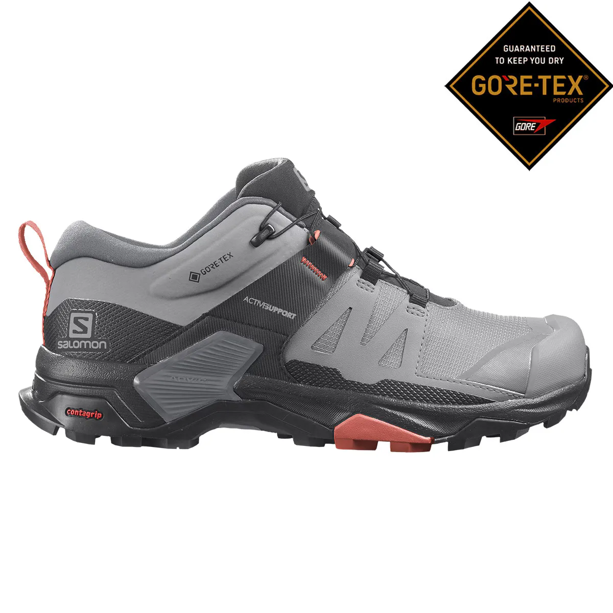 

Женская горная обувь X Ultra 4 GTX Salomon, серый