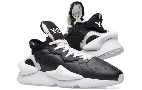 Кроссовки adidas Y-3 Kaiwa 'Core Black', черный — фото 4