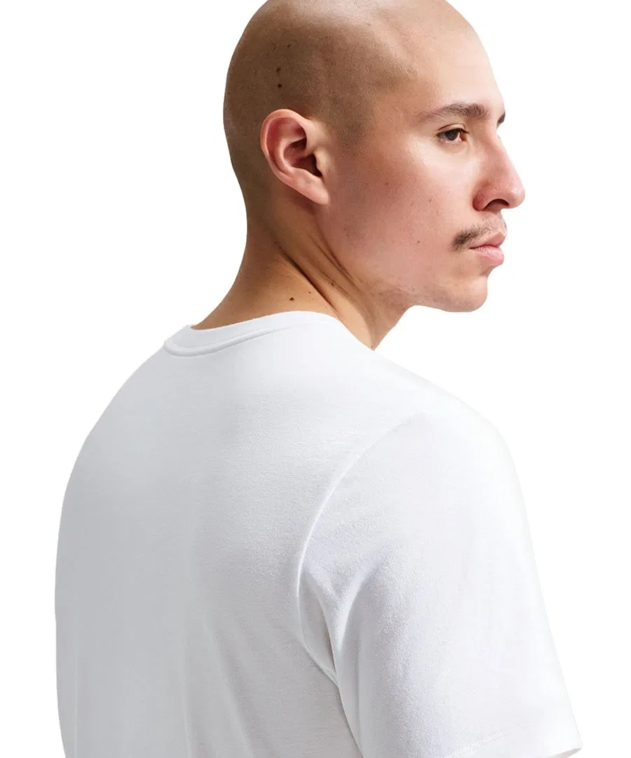 Мужская хлопковая футболка с графическим принтом Futura Festival Nike, White — фото 4