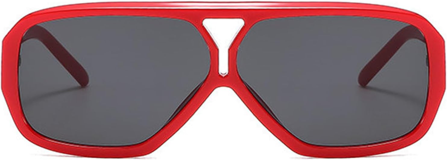 

Солнцезащитные очки Willochra Retro с двойной перемычкой, квадратной формы, для женщин, премиум-класса, прямоугольной формы, для мужчин, градиентные, с защитой от УФ-излучения UV400, C4