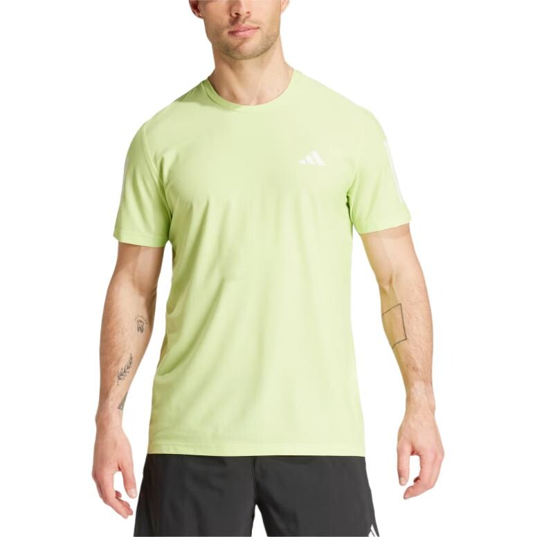 Футболка мужская Pulse Lime Green Adidas, импульсный зеленый — фото 2