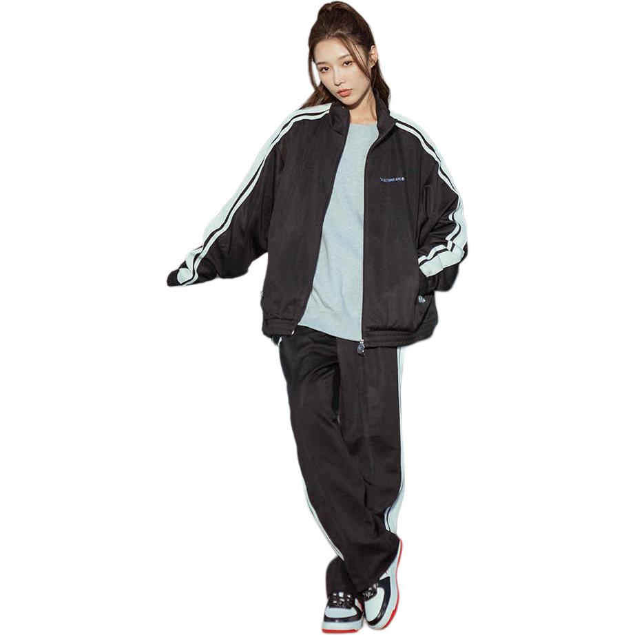 Брюки спортивные свободные Bape Line Camo Jacquard A BATHING APE, зеленый GRX — фото 4