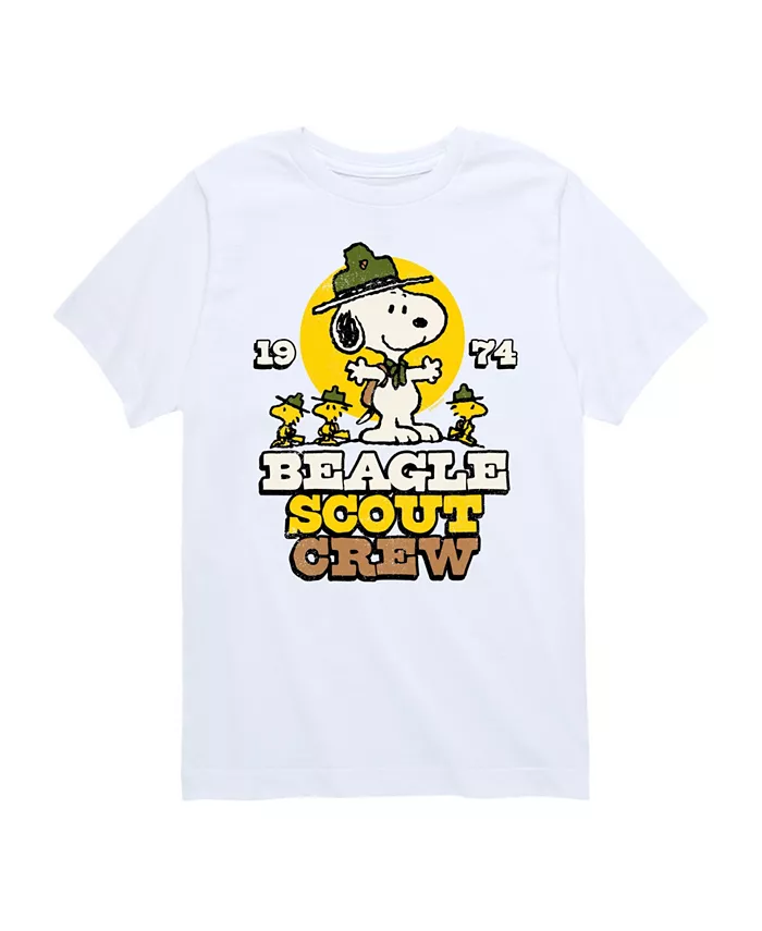 

Футболка с принтом Big Boys Beagle Scout Crew Peanuts, белый