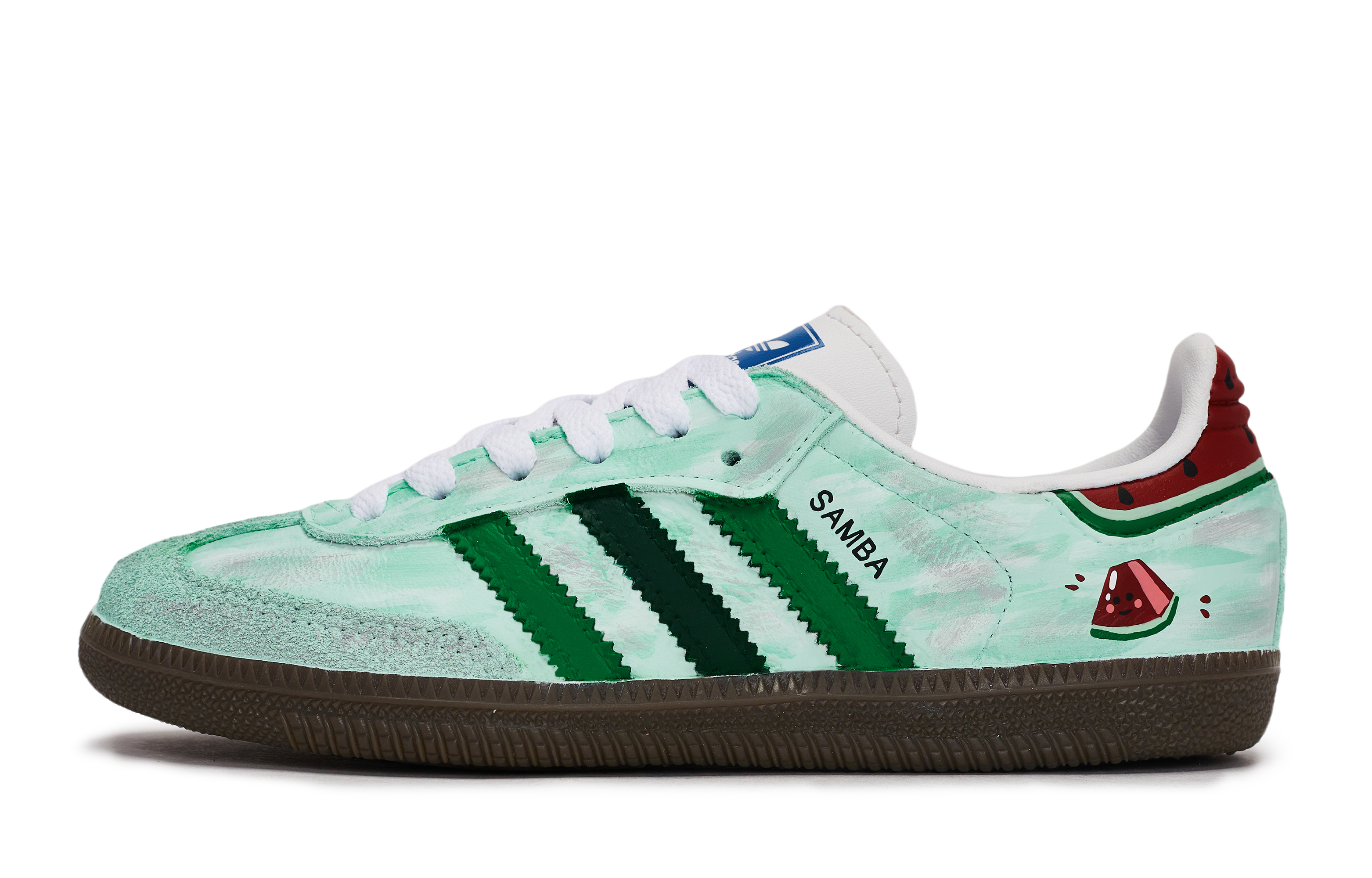 

Детские скейтерские кроссовки Samba для дошкольников Adidas Originals, зеленый/красный/серый