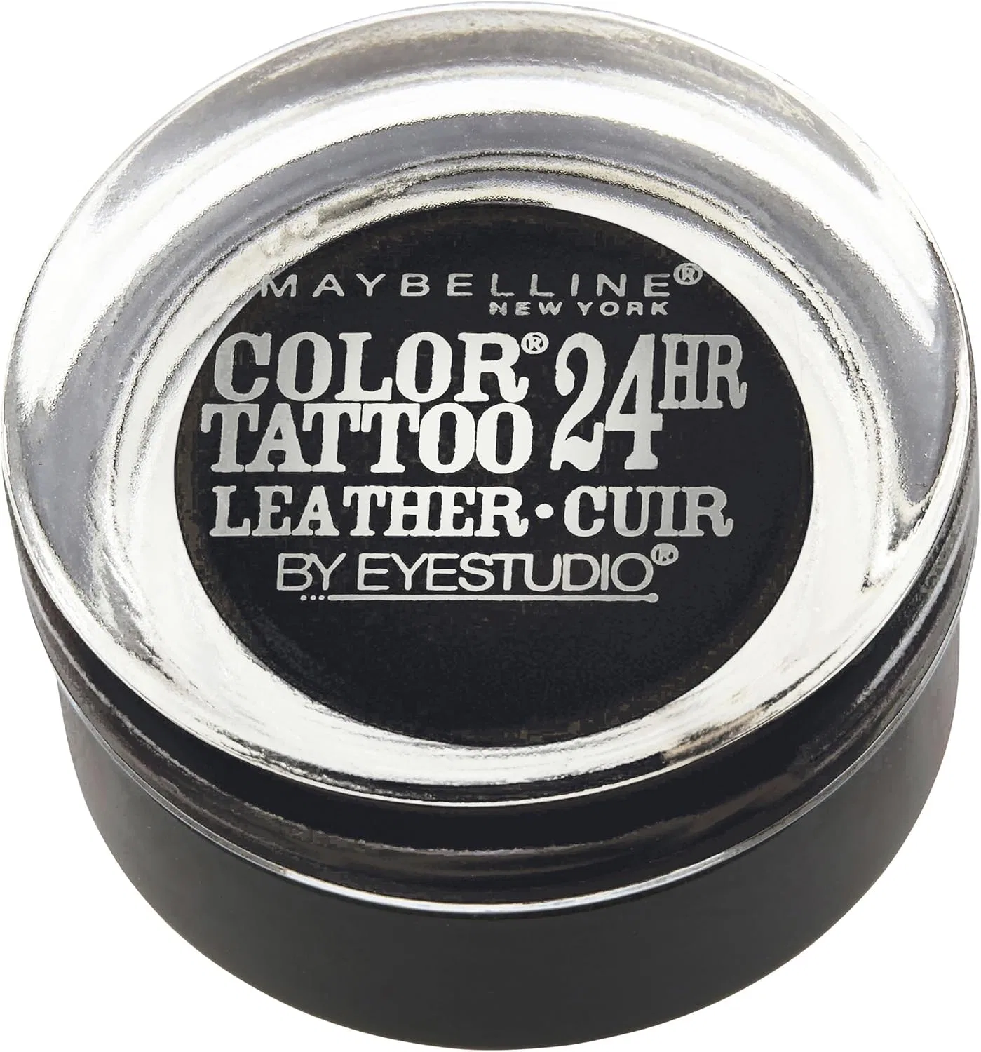 Тени для век кремовые Maybelline New York Color Tattoo 24HR, Dramatic Black, 0.14 Oz