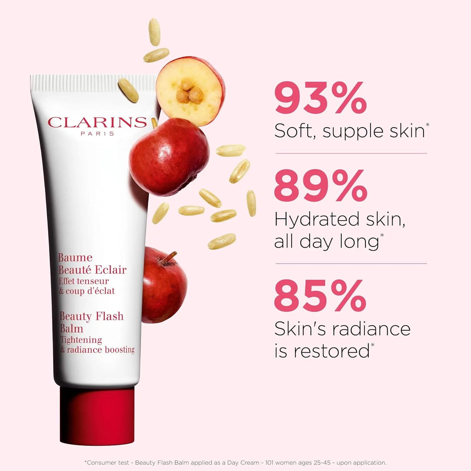 Бустер Clarins — Beauty Flash Balm - -в-1 увлажняющая -минутная , праймер или экспресс- сияния — фото 2